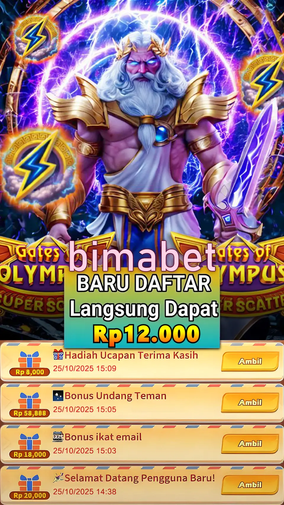 bimabet Masuk